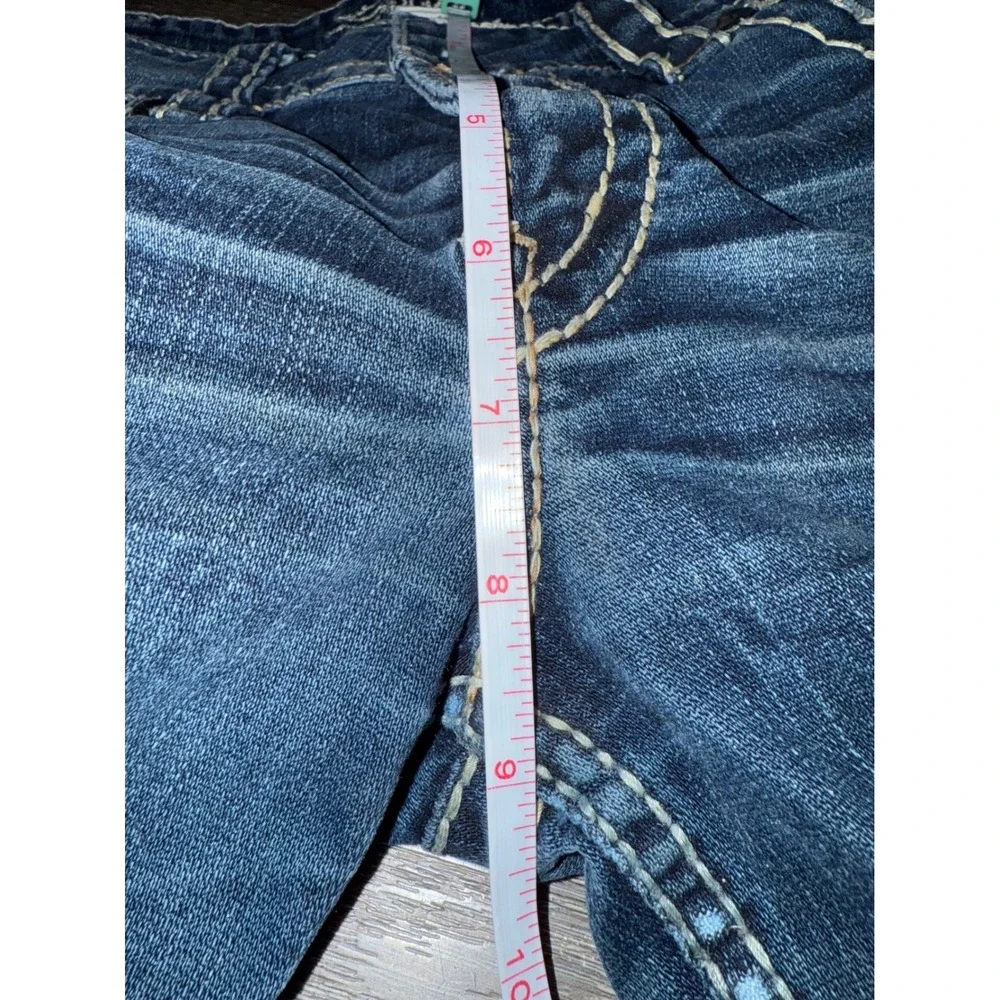 Silver Jeans Suki Surplus Bootcut Dark Wash Denim Jeans Size 30x29 Faded thighs - Picture 5 of 10